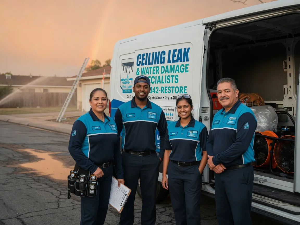 Ceiling Leak Cleanup company in Helenville, WI